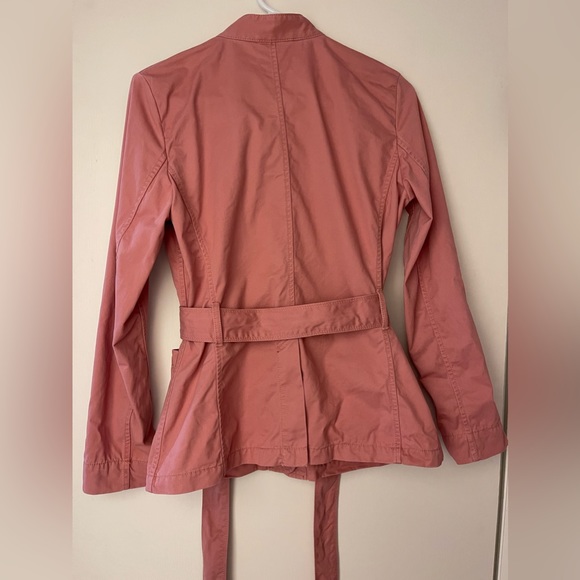 LOFT Tie Waist Utility Jacket 100% Cotton - Picture 3 of 6